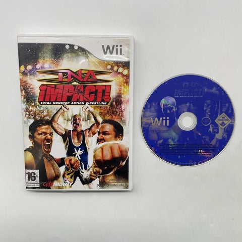 TNA Impact! Total Nonstop Action Nintendo Wii Game + Manual PAL 06n3
