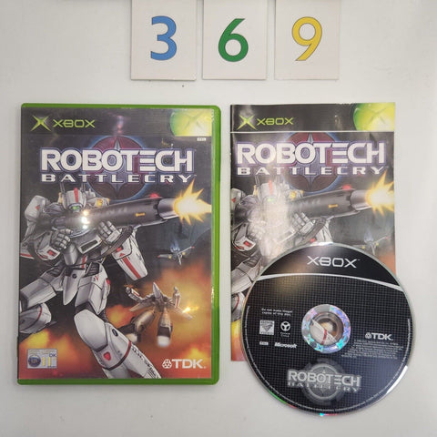 Robotech Battlecry Xbox Original Game + Manual PAL y369