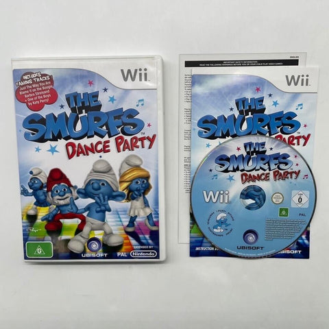 The Smurfs Dance Party Nintendo Wii Game + Manual PAL 06n3