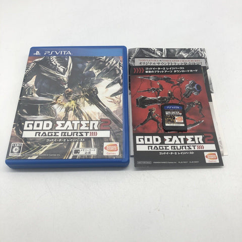 God Eater 2 Rage Burst PS Vita Playstation Vita Game + Manual Japanese