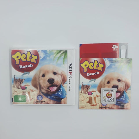 Petz Beach Nintendo 3DS + Manual Game PAL 28j4