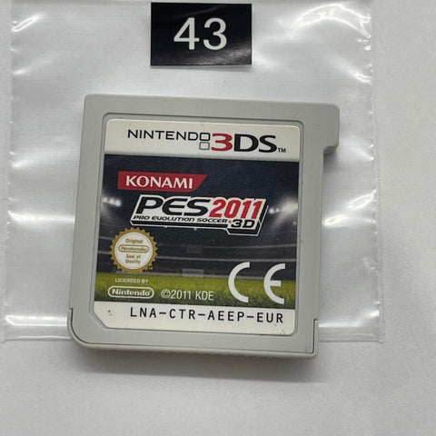 Pro Evolution Soccer PES 2011 Nintendo 3DS Game Cartridge PAL