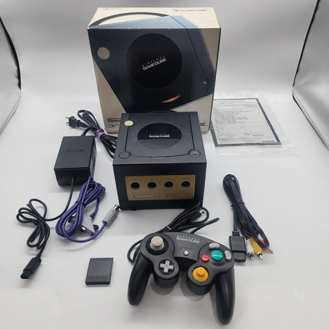 Boxed Black Nintendo Gamecube Console Japanese NTSC-J Complete