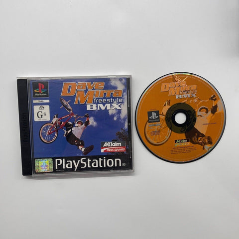 Dave Mirra Freestyle BMX PS1 Playstation 1 Game PAL 25F4