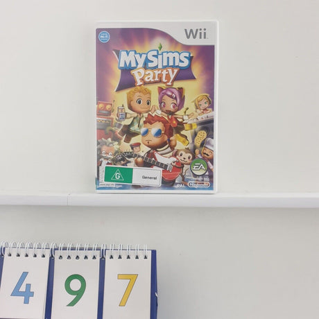 The Sims Party Nintendo Wii Game + Manual PAL