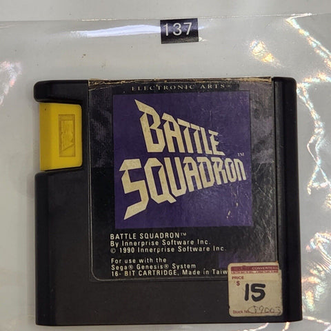 Battle Squadron Sega Mega Drive Game Cartriedge PAL oz137