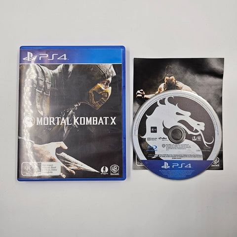 Mortal Kombat X PS4 Playstation 4 Game + Manual 25F4