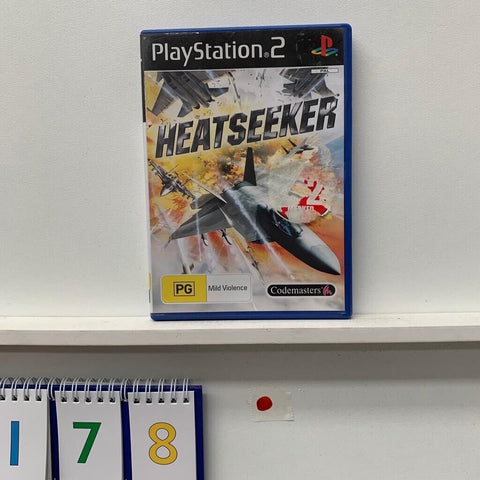 Heatseeker PS2 PlayStation 2 game + manual PAL
