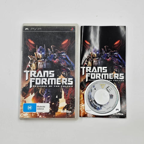 Transformers Revenge of The Fallen PSP Playstation Portable Game + Manual 04f4