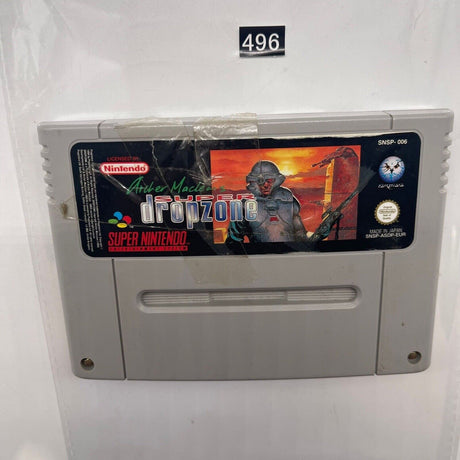 Maclean’s Super Dropzone Super Nintendo SNES Game Cartridge PAL
