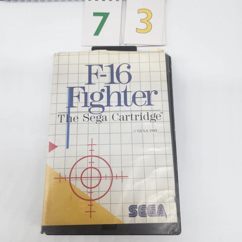 F-16 Fighter Sega Master System Game PAL oz73