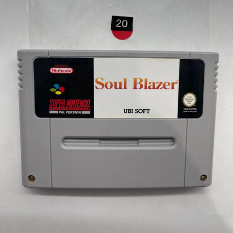 Soul Blazer Super Nintendo SNES Game GERMAN PAL r20
