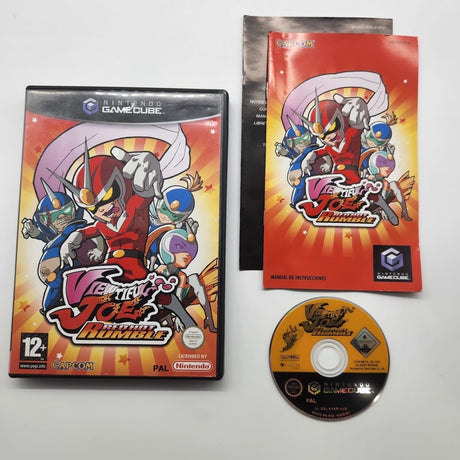 Viewtiful Joe Red Hot Rumble Nintendo Gamecube Game + Manual PAL 25F4