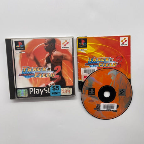 International Track & Field 2 PS1 Playstation 1 Game + Manual PAL 25F4