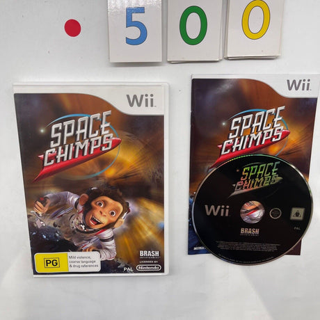 Space Chimps Nintendo Wii Game + Manual PAL