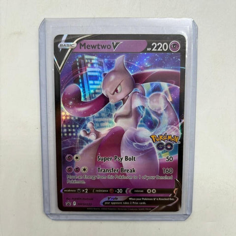 Mewtwo V  Pokemon Card SWSH223 - Black Star Promo