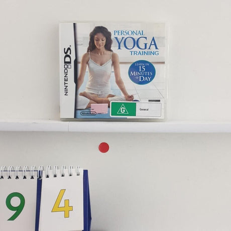 Personal Yoga Training Nintendo DS Game + Manual