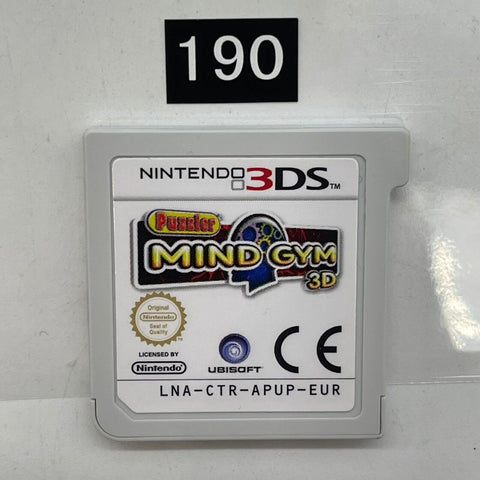 Puzzler Mind Gym 3D Nintendo 3DS Game Cartridge PAL