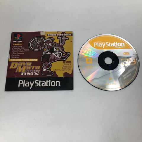 Dave Mirra Freestyle BMX PS1 Playstation 1 Demo PAL 25F4