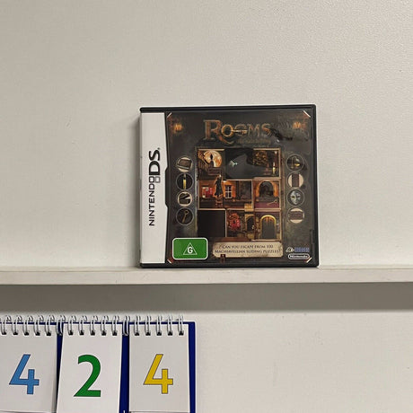 Rooms Nintendo DS game + manual