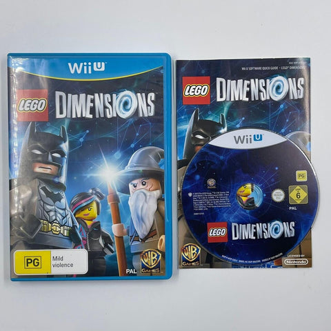 Lego Dimensions Nintendo Wii U Game + Manual PAL 12D