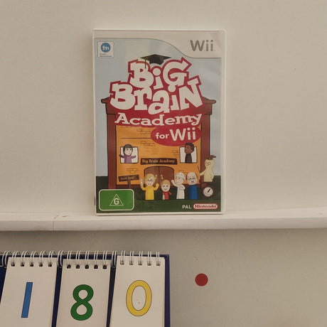 Big Brain Academy Nintendo Wii Game + Manual PAL