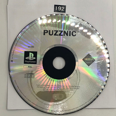 Puzznic PS1 Playstation 1 Game Disc Only