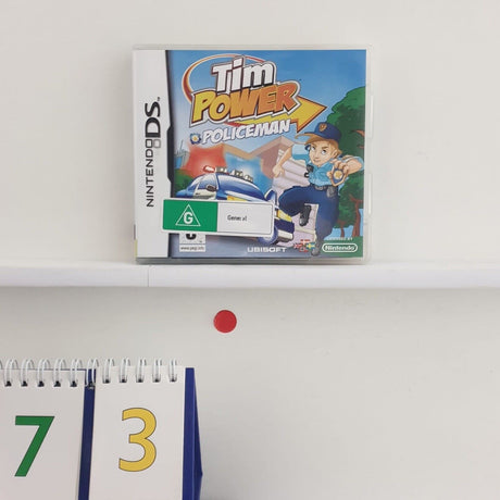 Tim Power PoliceMan Nintendo DS Game + Manual