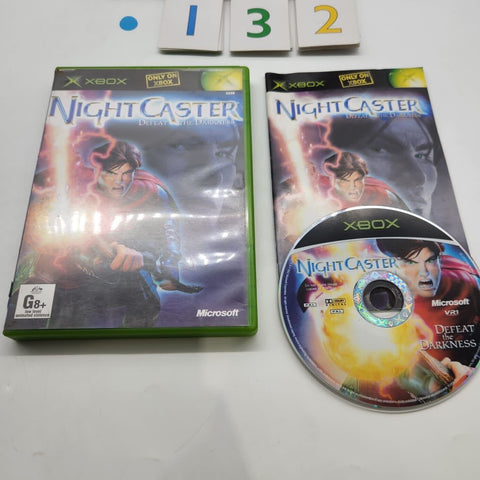 Night Caster Defeat The Darkness Xbox Original Game + Manual PAL