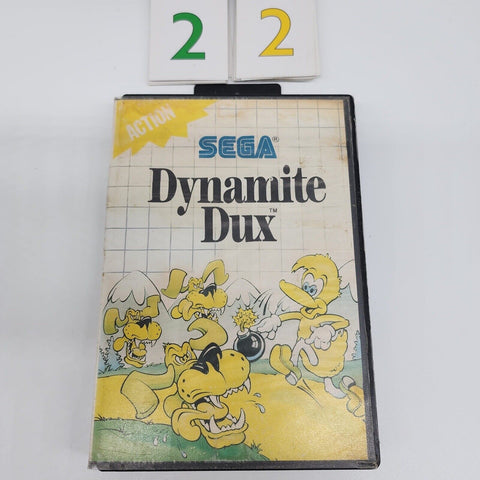 Dynamite Dux Sega Master System Game + Manual PAL oz22
