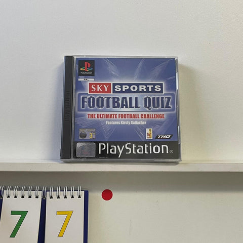 Sky Sports Football Quiz PS1 Playstation 1 Game + Manual PAL r77