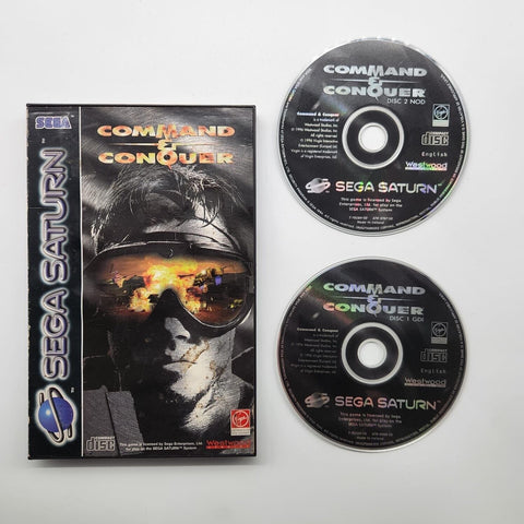 Command And Conquer Sega Saturn Game + Manual PAL 25F4