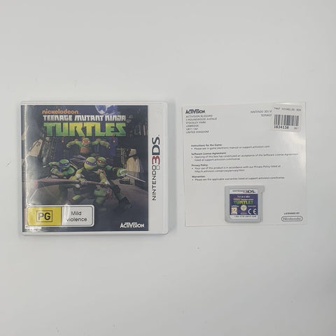 Nickelodeon Teenage Mutant Ninja Turtles Nintendo 3DS Game PAL