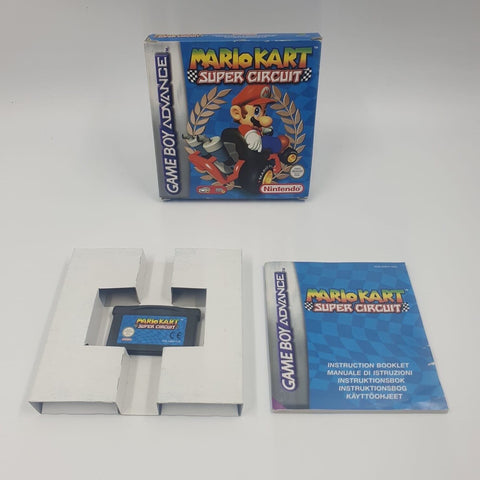 Mario Kart Super Circuit Nintendo Gameboy Advance GBA Game Boxed Complete