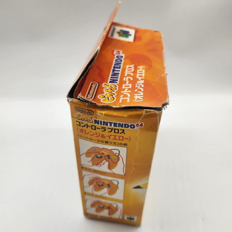 Nintendo 64 N64 Pikachu Orange Controller Boxed Japanese