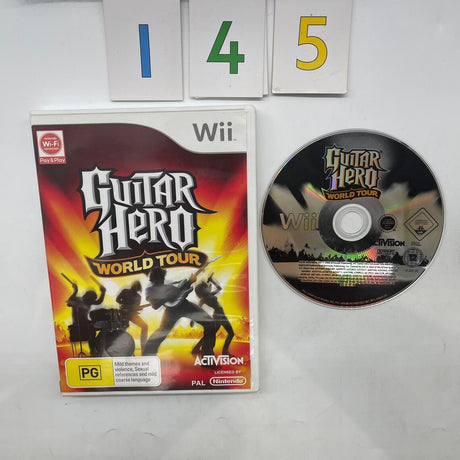 Guitar Hero World Tour Nintendo Wii Game PAL