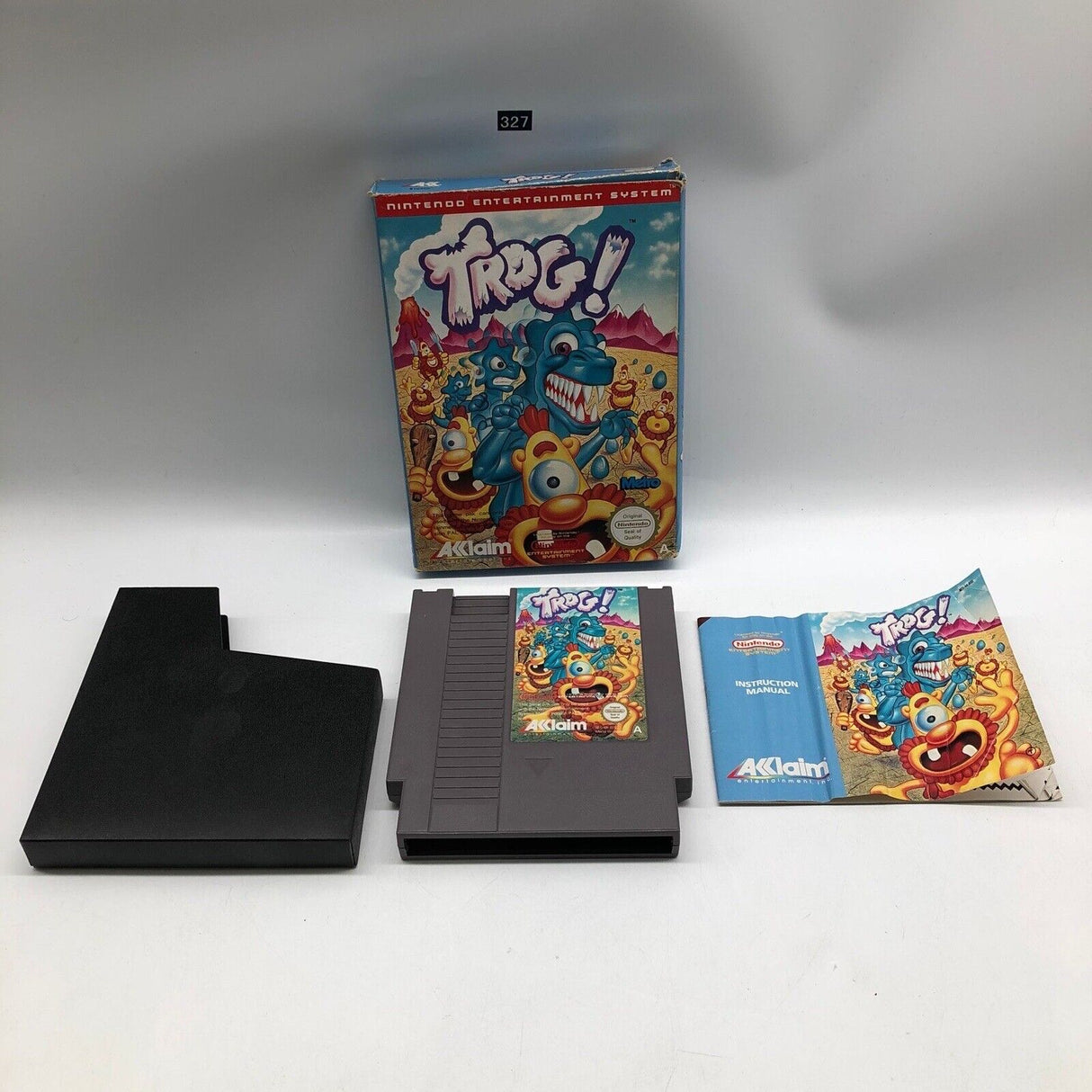 Trog Nintendo NES Game Boxed Complete oz327 - Trippy Trades 