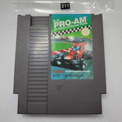 RC Pro-AM Nintendo Entertainment System NES Game NTSC U/C oz211