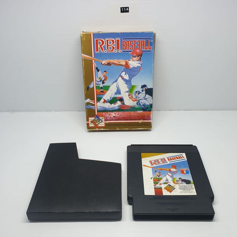 R.B.I. Baseball Nintendo NES Game Boxed oz114