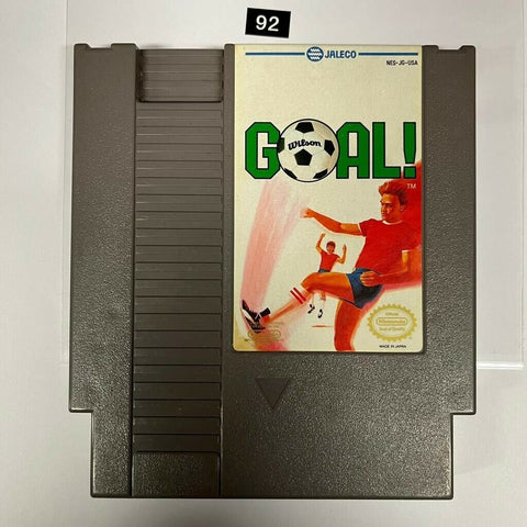 Goal Nintendo Entertainment System NES Game NTSC U/C oz92