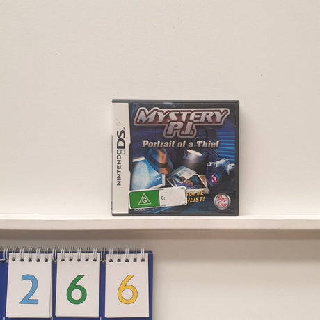 Mystery P.l. Nintendo DS game + manual
