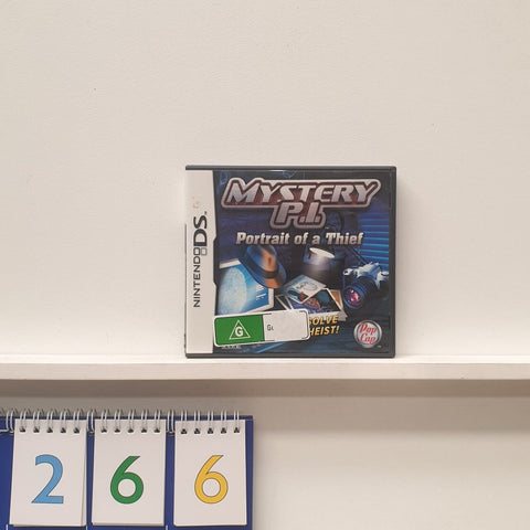 Mystery P.l. Nintendo DS game + manual oz266
