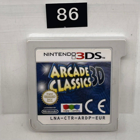 Arcade Classics 3d Nintendo 3DS Game Cartridge PAL