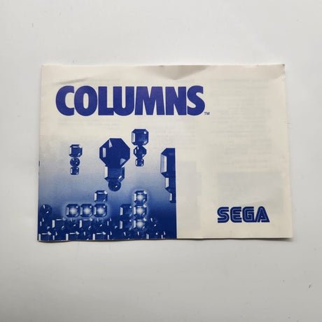 Sega Columns SEGA Master System Game + Manual PAL