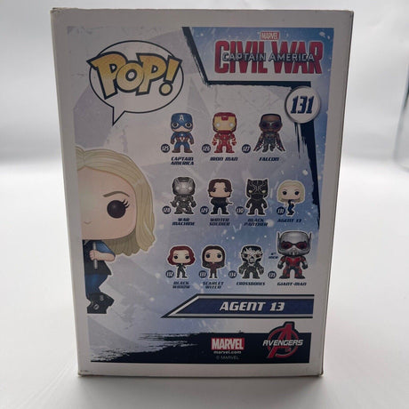 Agent 13 #131 Captain America Civil War Funko Pop Vinyl Figure