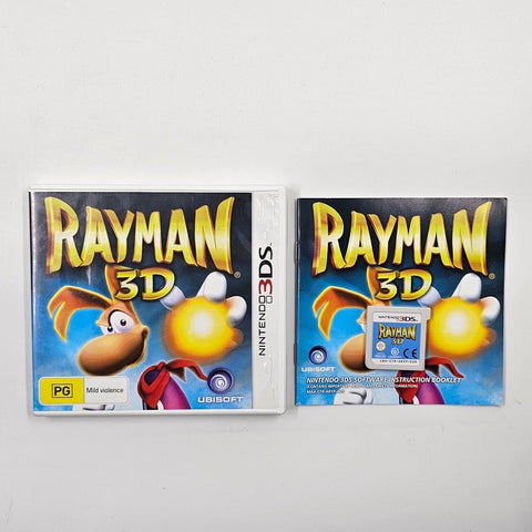 Rayman 3D Nintendo 3DS Game + Manual PAL 25F4