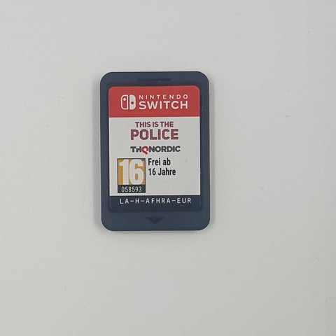 This Is The Police Nintendo Switch Game Cartridge 28j4