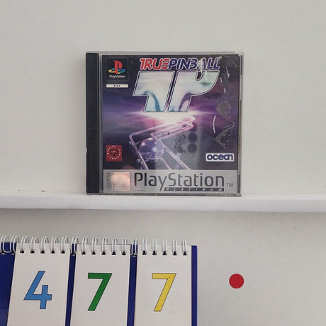True Pinball PS1 Playstation 1 Game + Manual PAL