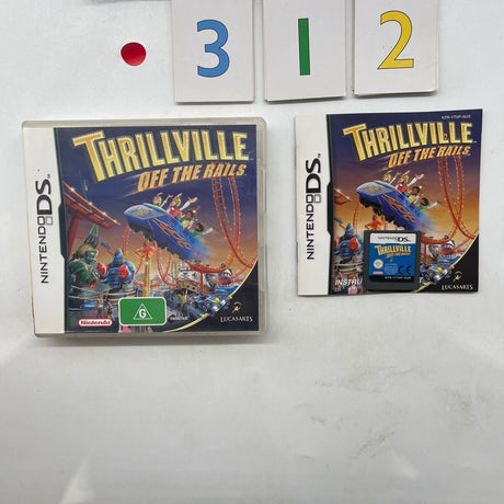 Thrillville Off The Rails Nintendo DS Game + Manual
