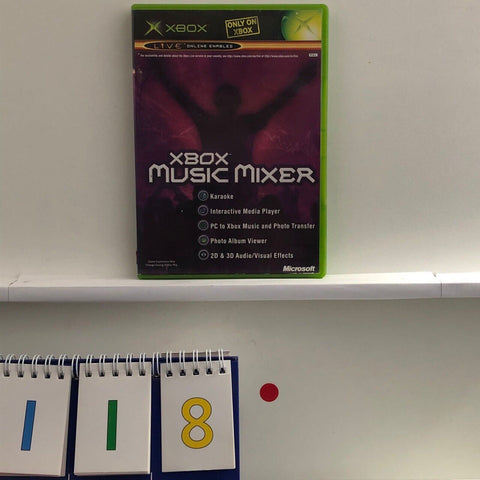 Xbox Music Mixer Xbox Original Game + Manual PAL r118